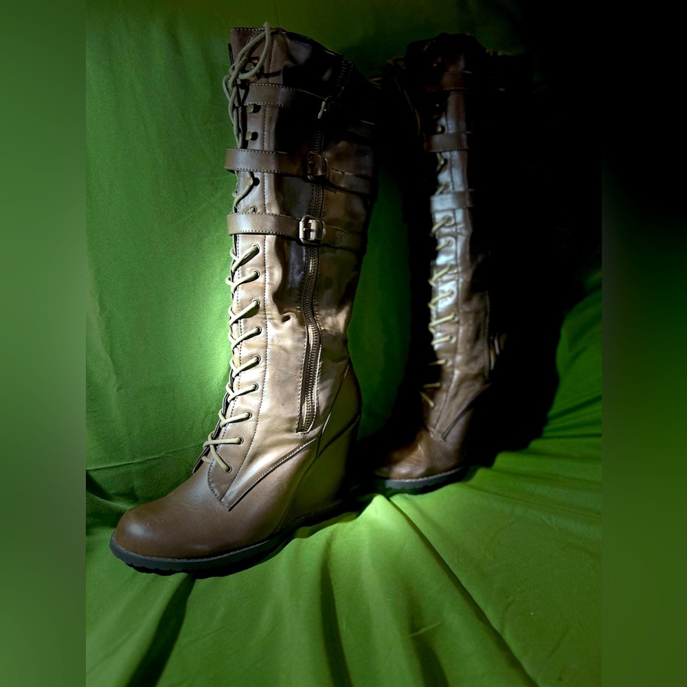 Knee High - Wedge Boots